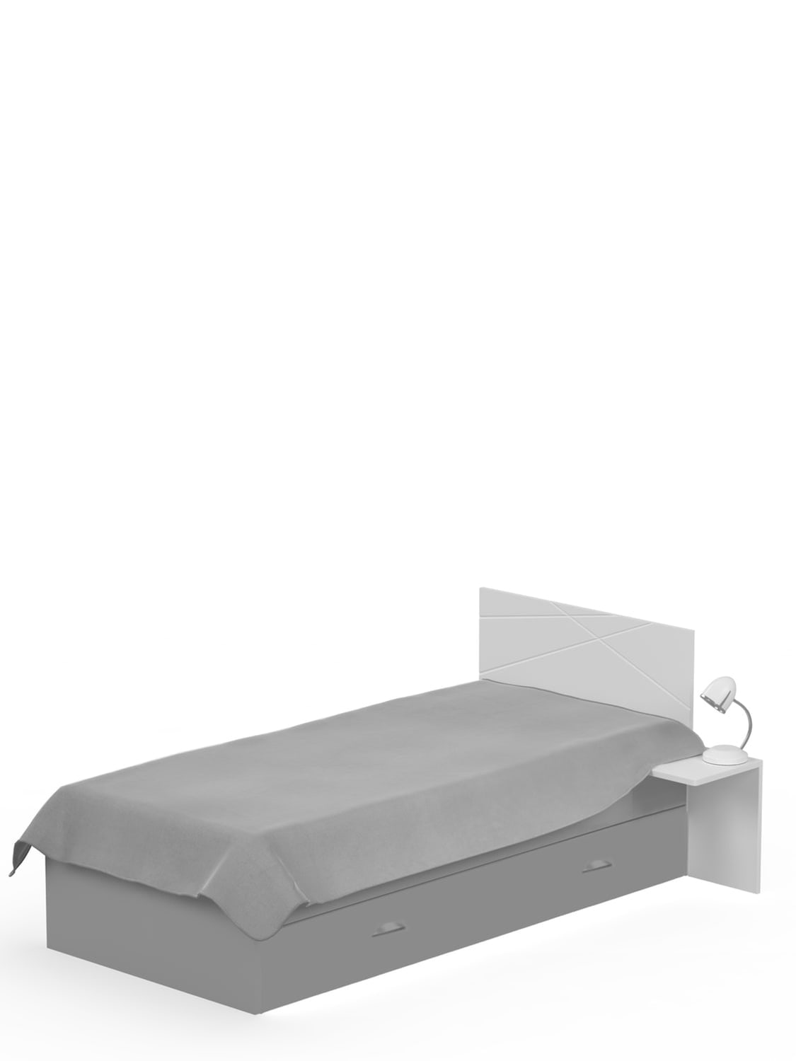 Легло 120x200 X Grey - Meblik