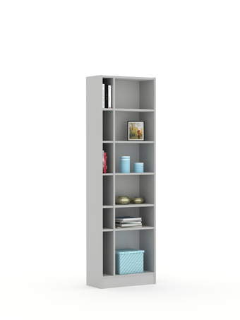 Етажерка до гардероб 200-60 White Grey