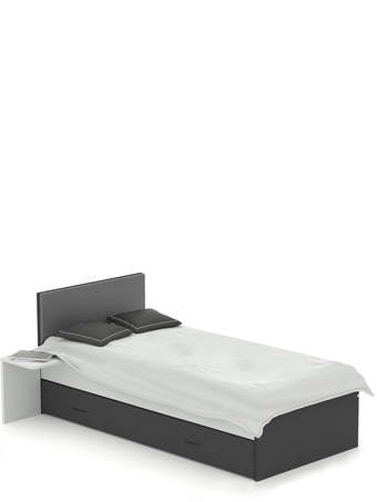 Легло 120x200 Grey Dark