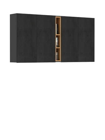 Окачен шкаф 2050-30 Concrete Oak