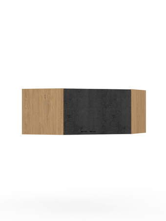 Надстройка за ъглов гардероб Go! Concrete Oak