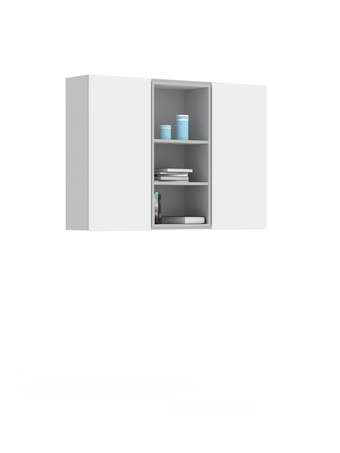 Окачен шкаф 1450-30 White Grey