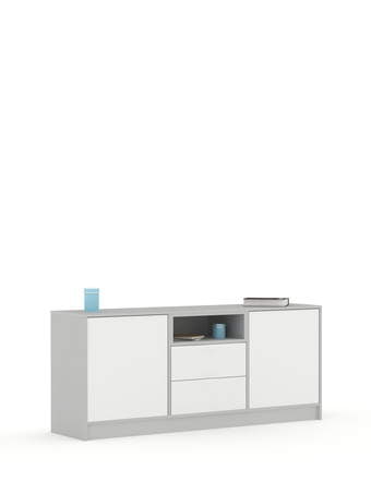 Комод 180-2-45 White Grey