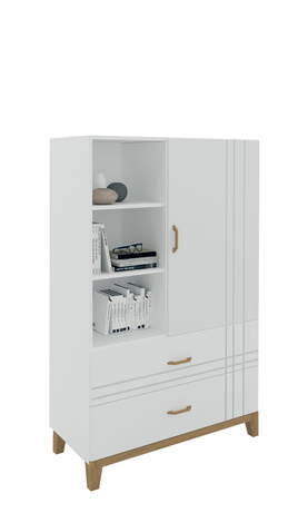 Ниска етажерка 100 Hygge White