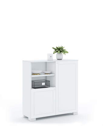 Етажерка 100 ниска Frame White