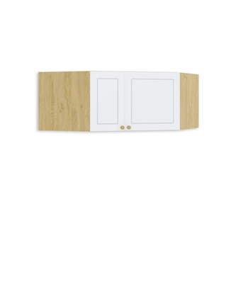 Надстройка за ъглов гардероб Frame Oak White