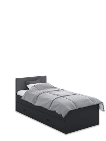 Легло 90x200 Grey Dark
