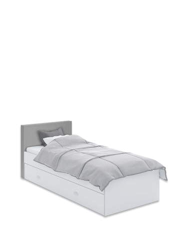 Тапицирано легло 90x200 Young White