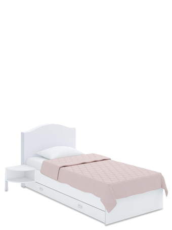 Тапицирано легло Bella 90x190 White