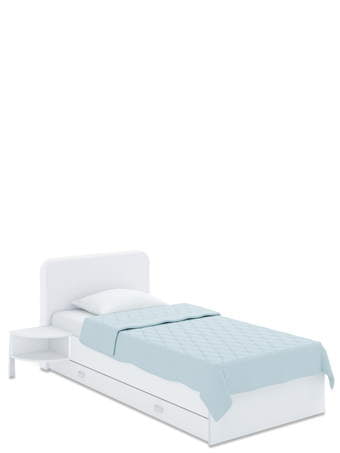 Тапицирано легло Soft 120x200 White