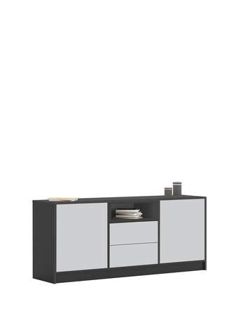 Комод 180-2-45 Dark Grey
