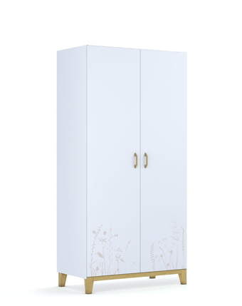 Гардероб 100/200 Garden White
