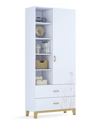 Висока етажерка 100 Garden White