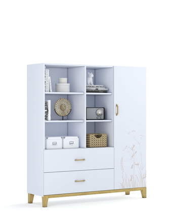 Ниска етажерка 150 Garden White