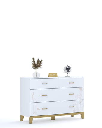 Комод 130 Garden White
