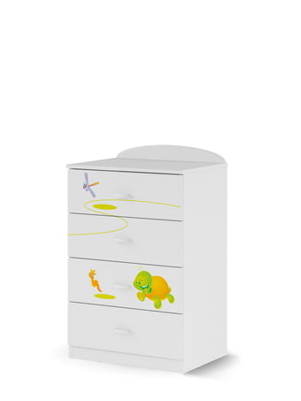 Комод 60 Happy Animals White