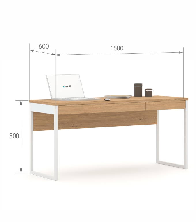 Biurko 160 White Oak